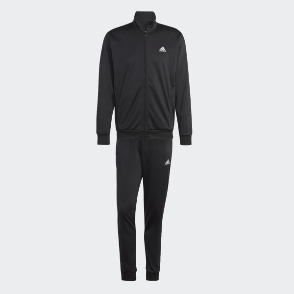 Negro Conjunto Linear Logo Tricot