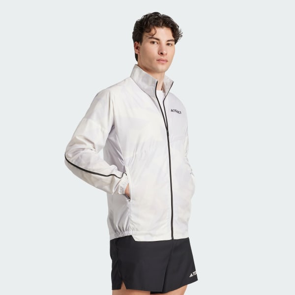 Gris Coupe-vent imprimé Terrex Multi