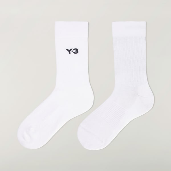 Bianco Y-3 Classic Crew Socks