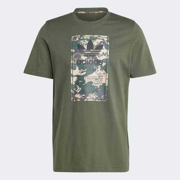T shirt adidas verde militare cheap