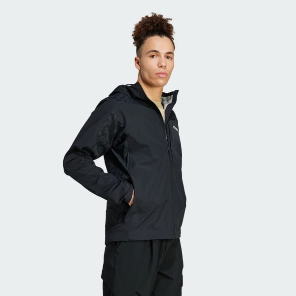 Black TERREX Xperior Hybrid RAIN.RDY Jacket