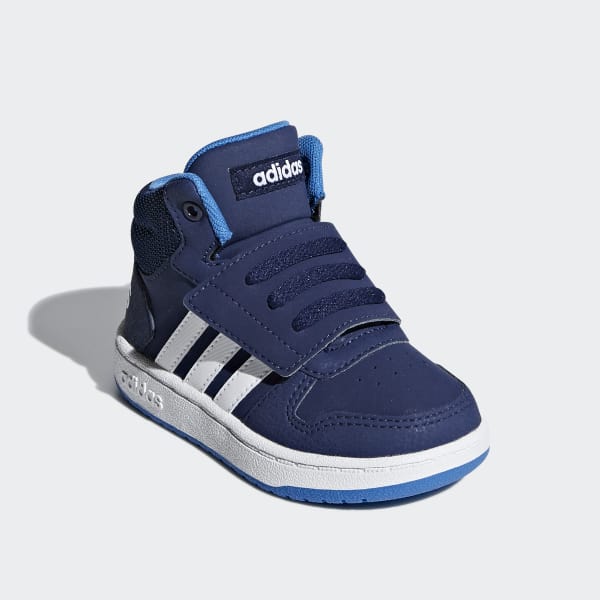 adidas Hoops 2.0 Mid Shoes - Blue | adidas US