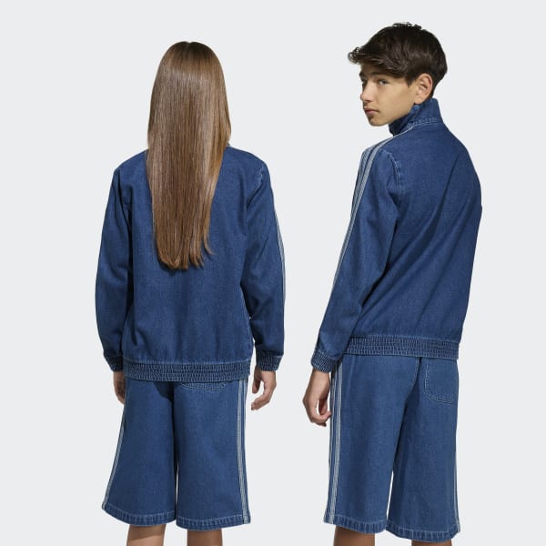 アディダス ファイヤーバード トラックトップ デニム - マルチ