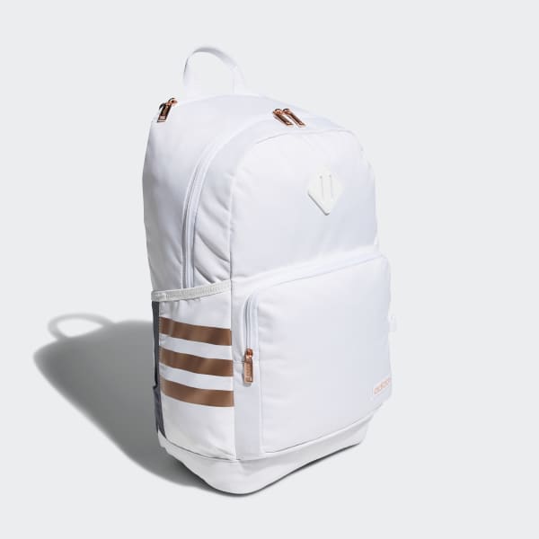 Classic 3-Stripes Backpack - White | Kids' Training | adidas