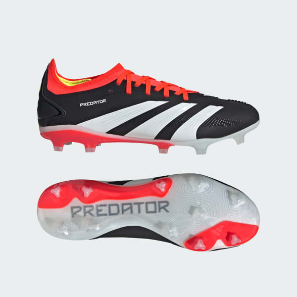 Negro Calzado de Fútbol Predator 24 Pro Terreno Firme