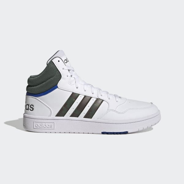 adidas Hoops 3.0 Mid Classic Vintage Shoes - White | Men's Basketball ...