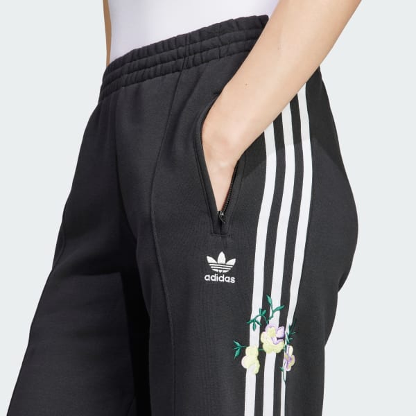 adidas Embroidered Flower Pants Black adidas Deutschland