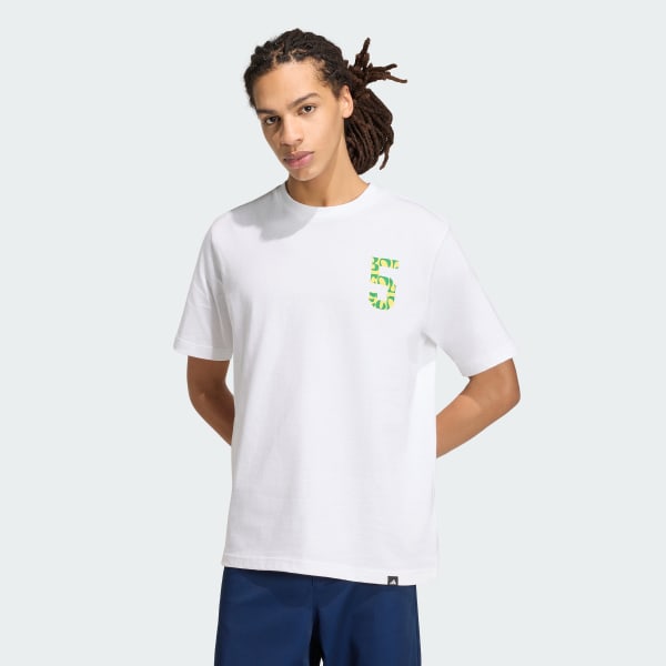 Hvid AUDI REVOLUT F1 TEAM GABRIEL BORTOLETO GRAPHIC T-SHIRT