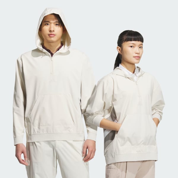 Beige 긴팔 후드 풀오버