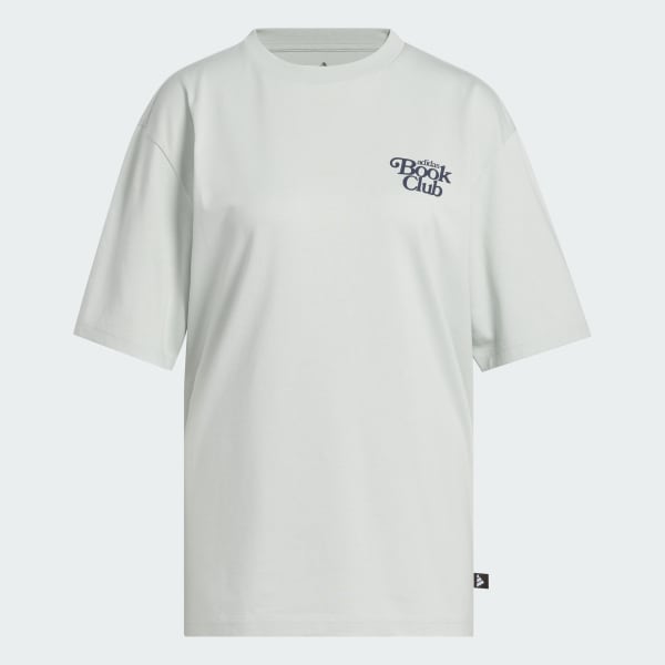 Grey Golf Book Club Graphic Oversized Tee