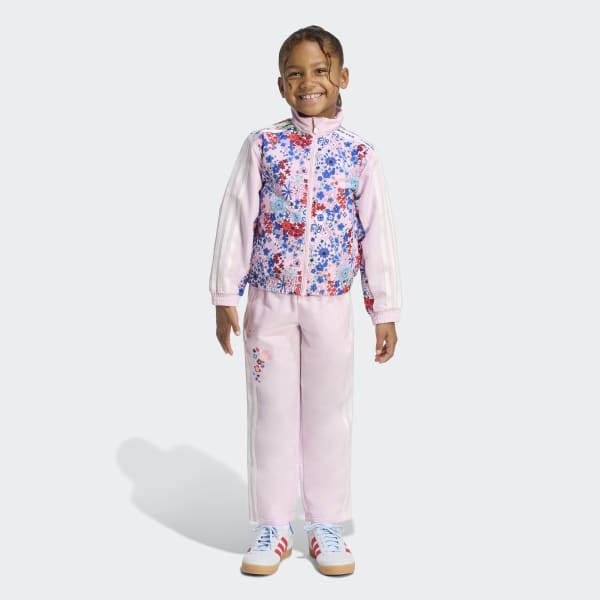 adidas Originals x Liberty London WOVEN TRACKSUIT - Pink | Free