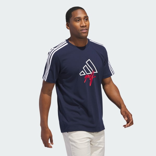 ブルー 【ゴルフ】グラフィック Tシャツ