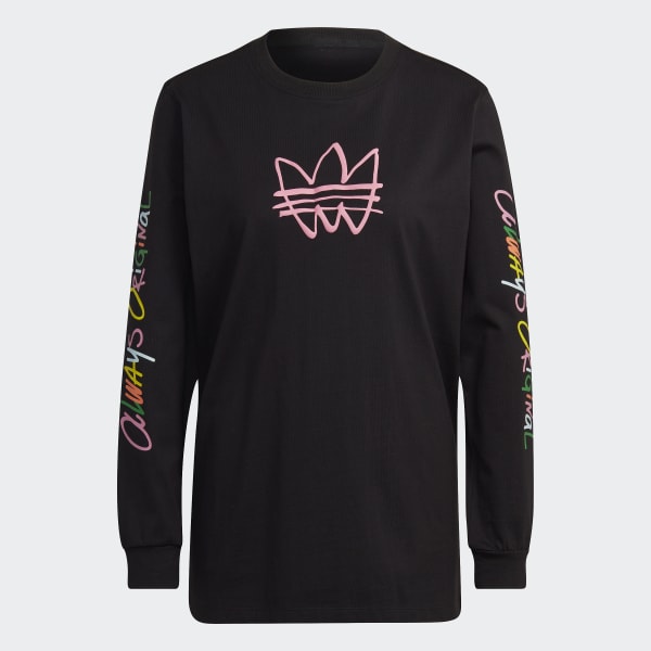 Adidas logo long sleeve discount