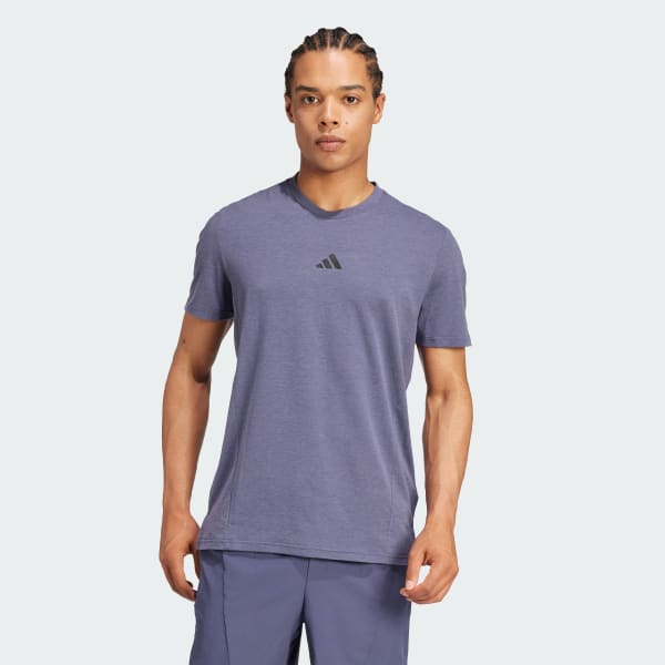 アディダス Designed for Training ワークアウト半袖Tシャツ - ブルー | アディダス ジャパン