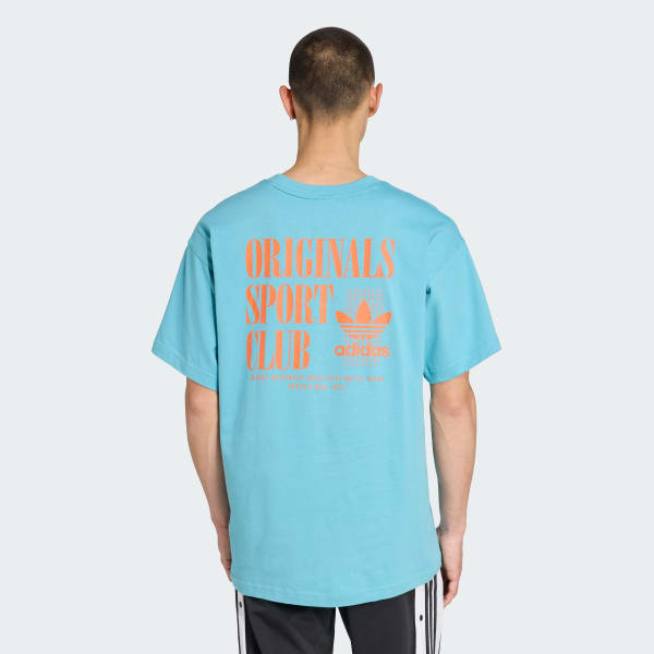 modrá Tričko Sport Club GFX Oversized