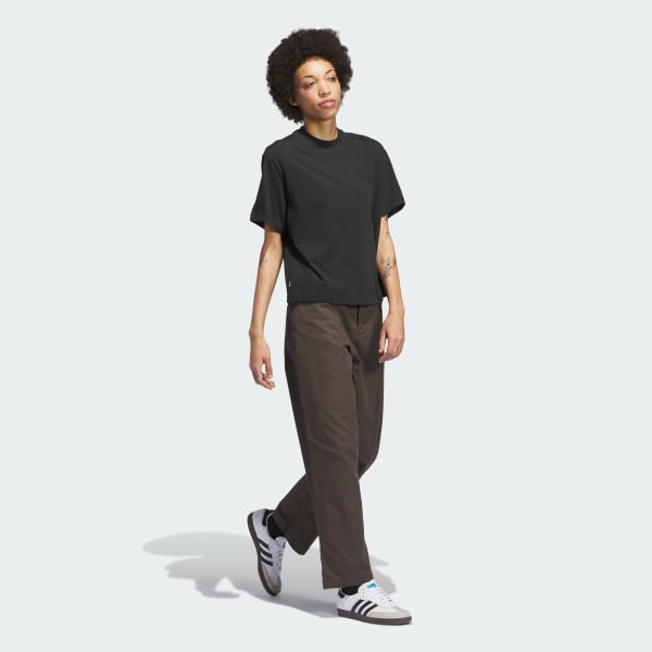 Negro Polera de Skate para Mujer