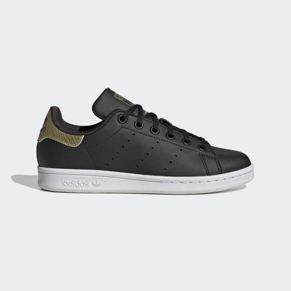 adidas Stan Smith Shoes - Black, Kids' Lifestyle