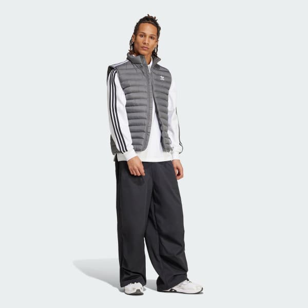 Grey Padded Puffer Vest