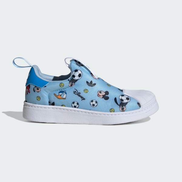 สีน้ำเงิน รองเท้า adidas Originals x Disney Mickey Superstar 360 สำหรับเด็ก