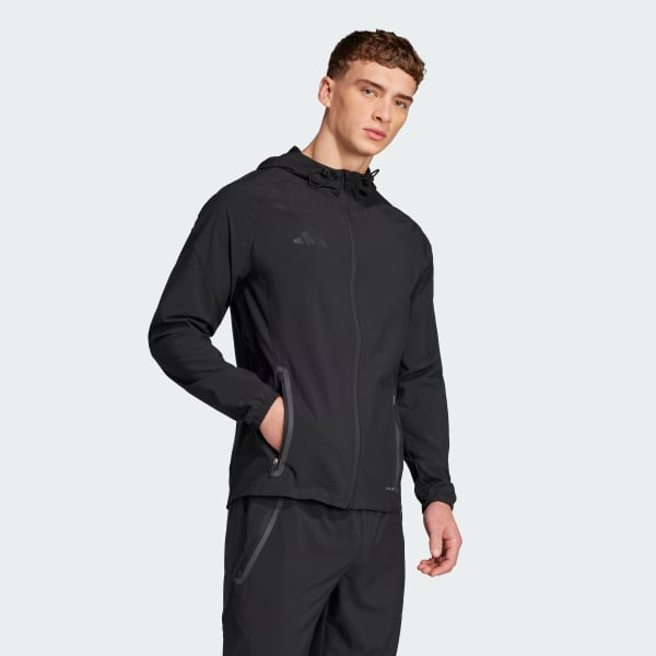 Negro Chaqueta Travel Tiro 25 Competition Vis Tech