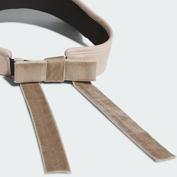 ブラウン 【ゴルフ】リボンバイザー