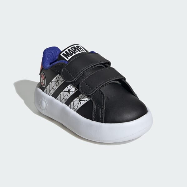 Negro Zapatillas adidas x Marvel Spider-Man Grand Court Kids