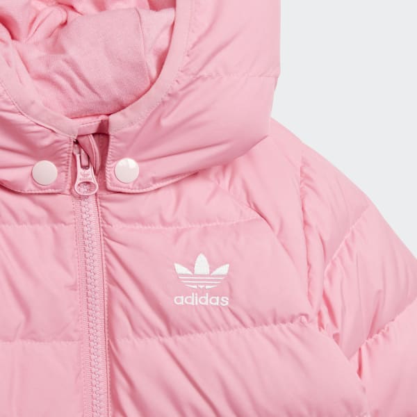 Rosa Anorak de plumón Adicolor