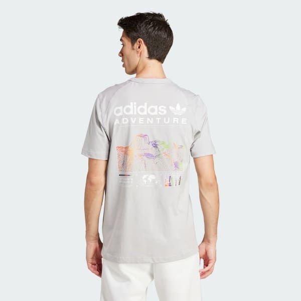 Plomo Polo adidas Adventure Estampado
