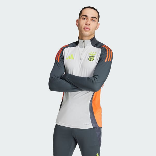 Grau Benfica Lissabon Tiro 24 Competition Trainingsoberteil