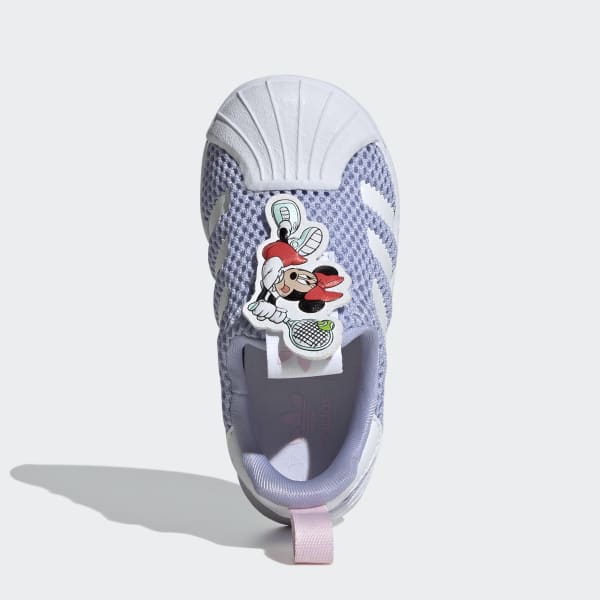 Superstar slip on enfant violet 2025