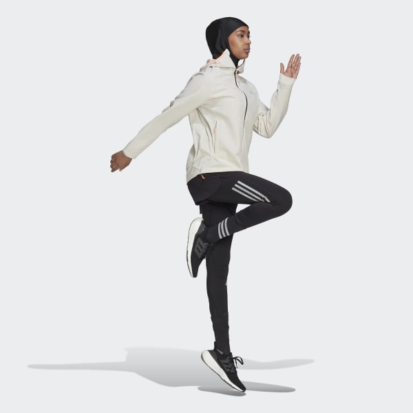 adidas X-City Running Soft Shell Jacket - Beige | Women's Running | adidas