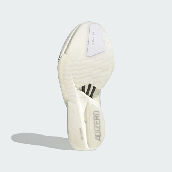 White Adizero Adios Pro 4 Shoes