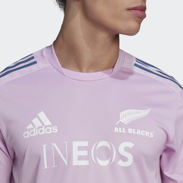 Lilla All Blacks Rugby Performance T-skjorte QB060