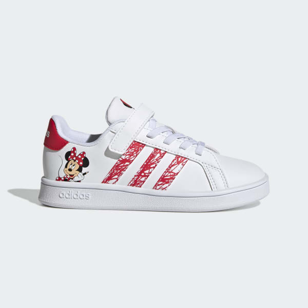 Vit adidas x Disney Mickey Mouse Grand Court Shoes LUQ44