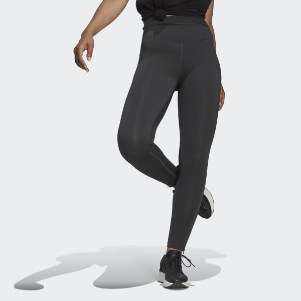 adidas Women's Bloom Leggings-Dk Grey - Hibbett