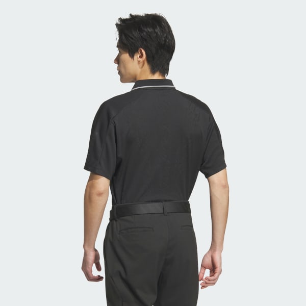 ブラック アルティメット365ツアー クライマクール ジャカード 半袖 ポロシャツ