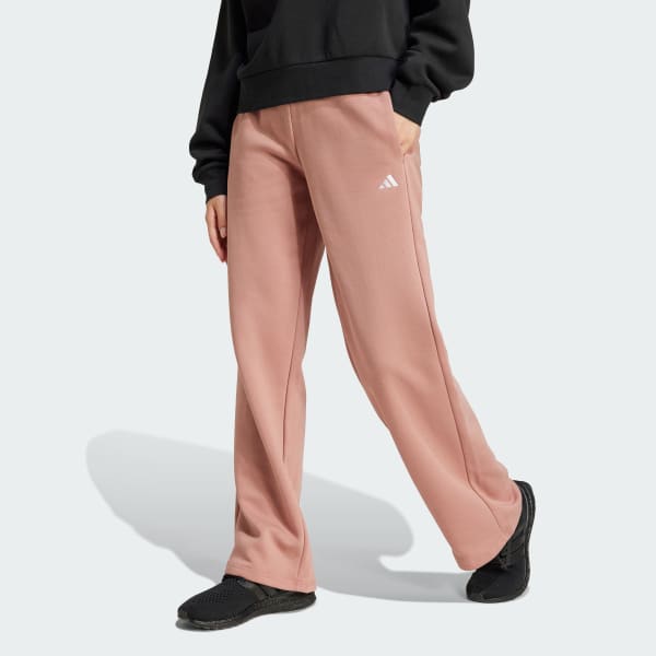 adidas Essentials Small Logo Feel Cozy Open-Hem Pants