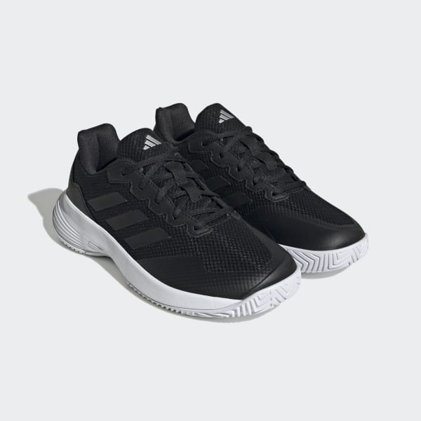 adidas Gamecourt 2.0 Tennis Shoes - Black | Free Shipping with