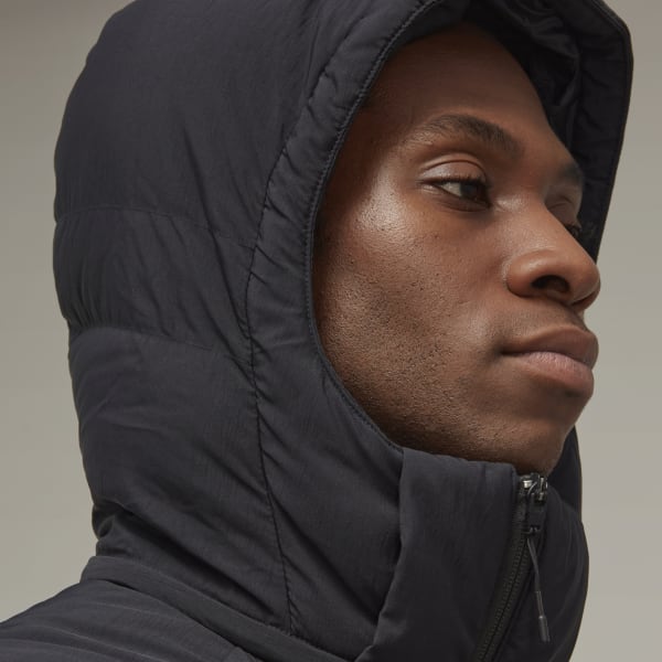 Negro Parka Acolchada Térmica con Gorro Y-3 Classic CO761