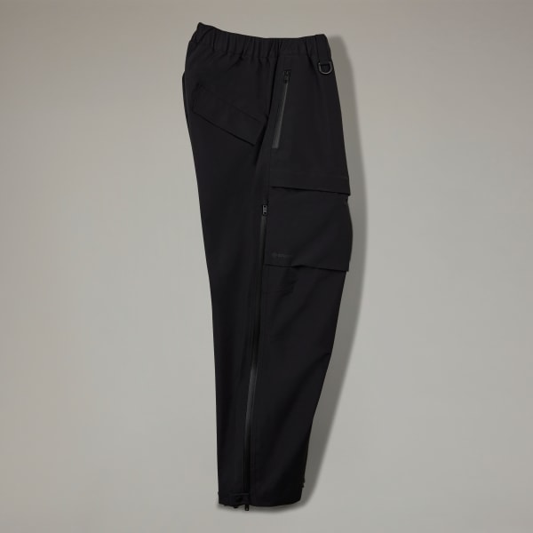 ★adidas★Y-3 GTX PANTS パンツ★追跡可 アディダス Y-3 Gore-Tex Hardshell Cargo Pants - ブラック