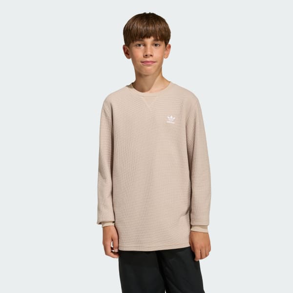Beige REGULAR-FIT WAFFLE LONGSLEEVE