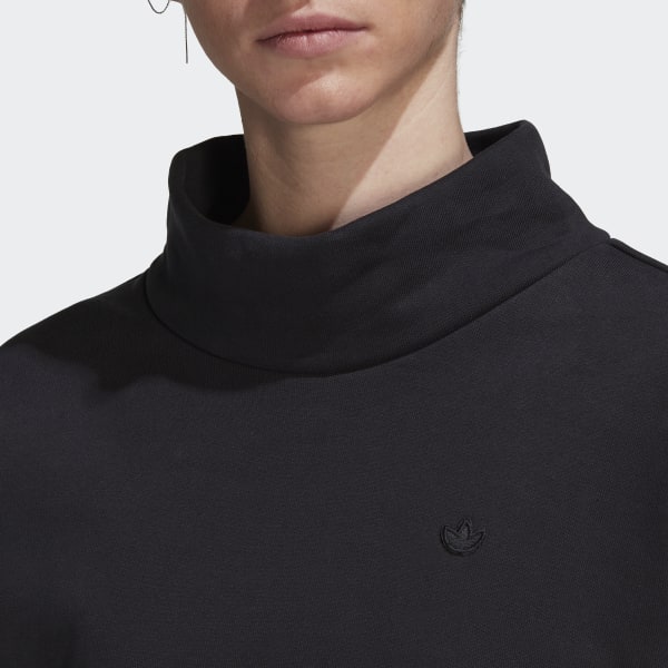Zwart Adicolor Contempo High Neck Sweatshirt CL934