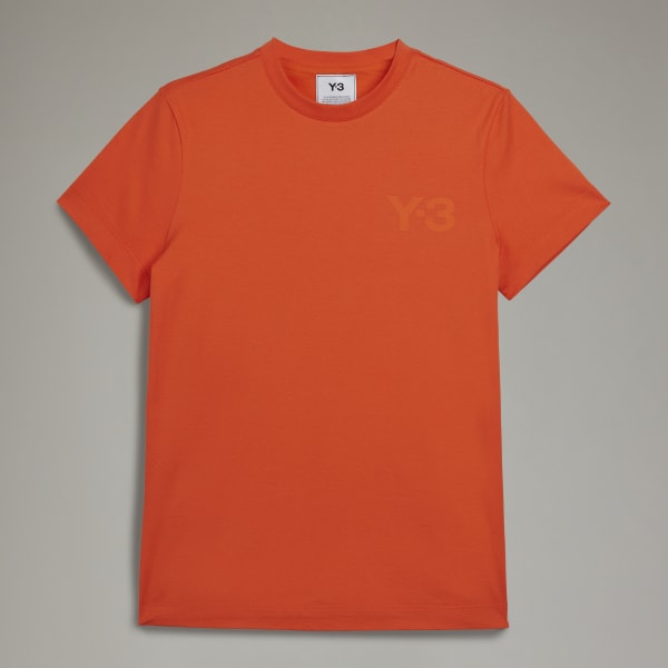 Orange Y-3 Classic Chest Logo Tee 14104