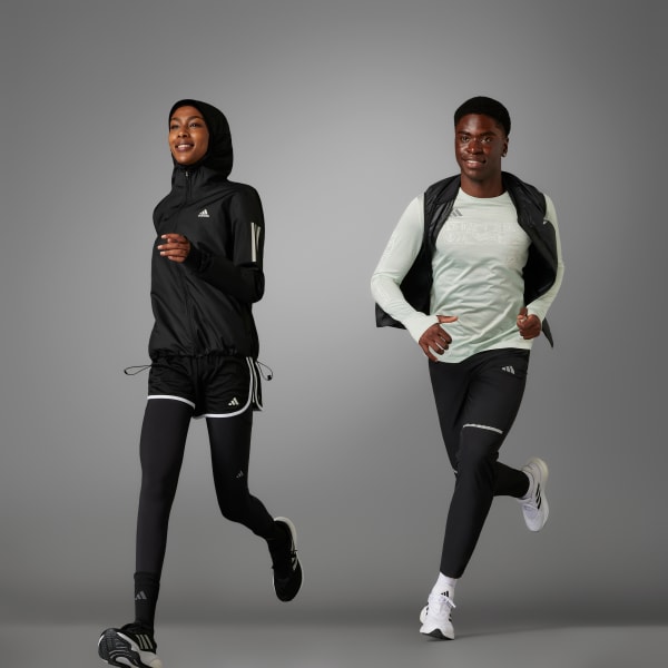 adidas Own the Run Hooded Running Windbreaker - Black | Women\'s Running |  adidas US