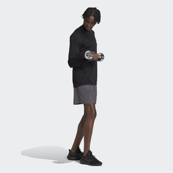 Black Best of Adi Training Long-Sleeve Top