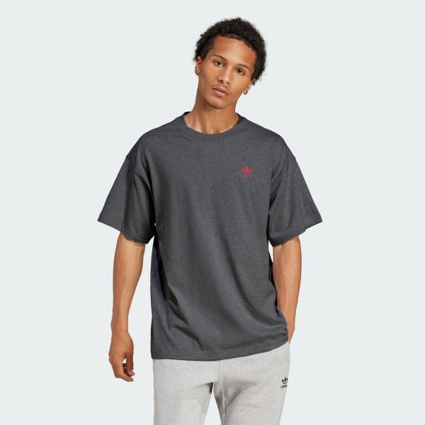 Szary KOSZULKA SARDINES GRAPHIC TEE