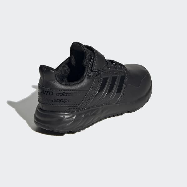 adidas black strap shoes