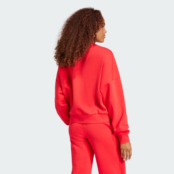 Red Essentials Small Logo Feelcozy Sweatshirt