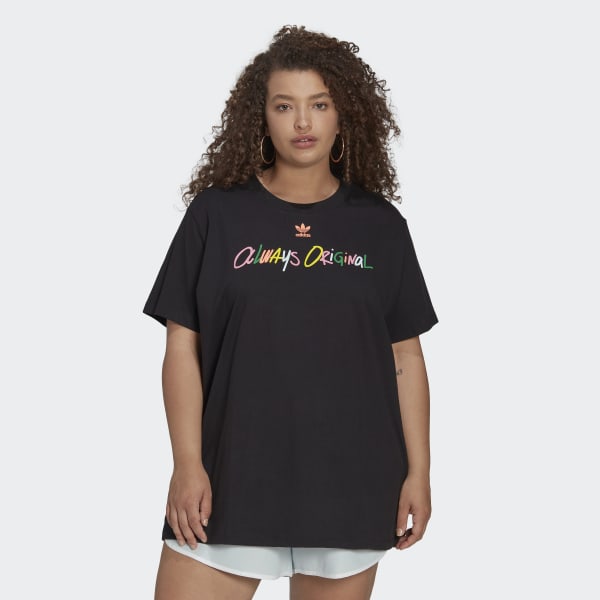 Zwart Always Original Graphic T-shirt (Grote Maat) CX023