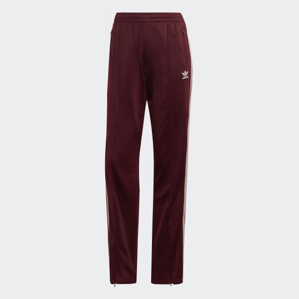 burgundy tracksuit bottoms